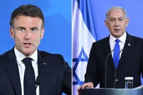 Macron ve Netanyahu arasında sert tartışma