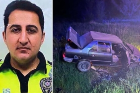 Polis memuru Alpaslan Atacan Çakan kazada hayatını kaybetti
