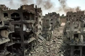 Gazze'nin batısındaki kamp İsrail bombasının hedefi oldu!